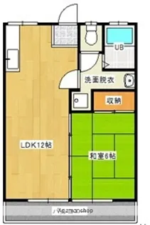 ガーデンKB【106号室】の間取り