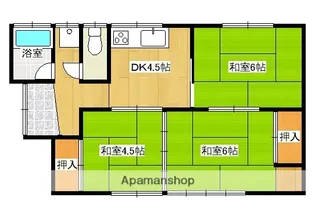 宮崎県都城市久保原町【一戸建】の間取り