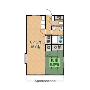 リバーサイド平山【302号室】の間取り