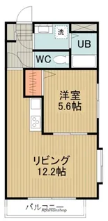 あいらんど早水【601号室】の間取り