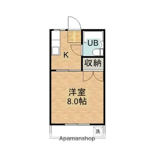 コーポホープ【102号室】の間取り