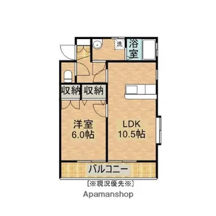 MT番館【205号室】の間取り