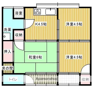 宮崎県都城市久保原町【一戸建】の間取り