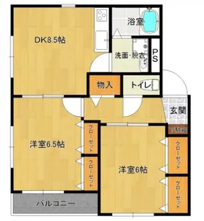 パークサイドひえだ【3階】の間取り