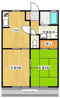 YURIE【202号室】の間取り