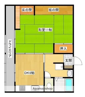 コーポ福寿荘【210号室】の間取り