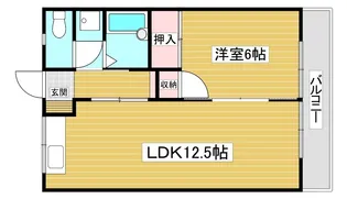 サンライトコーポ【203号室】の間取り