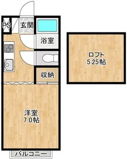 レクセル都城【1-C号室】の間取り