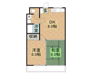 メゾンドサリエ【103号室】の間取り