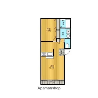 サニーステージ都北【103号室】の間取り