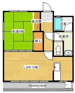 シティハウス【203号室】の間取り