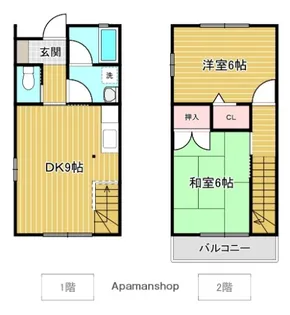 クラージュ【105号室】の間取り