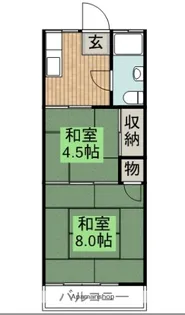 栄ハイツ【105号室】の間取り