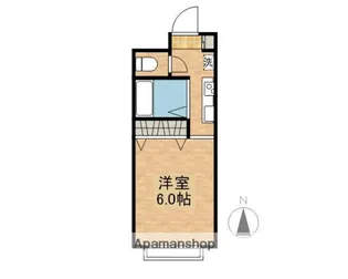 サンライフ都城Ⅱ【2007号室】の間取り