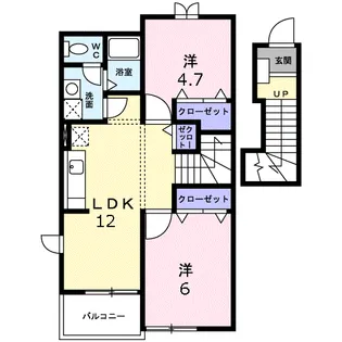ヴィラエミネンス C【2階】の間取り