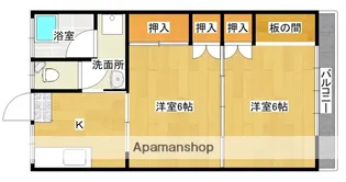 ガーデンTM【206号室】の間取り