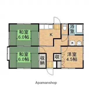鹿児島県曽於市末吉町上町1丁目【一戸建】の間取り