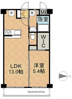 GLENDIA CREVE Ⅲ【405号室】の間取り