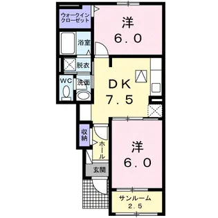 LUCE Ⅱ【1階】の間取り