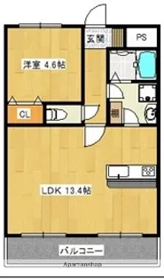 LIEN PERLE【1階】の間取り