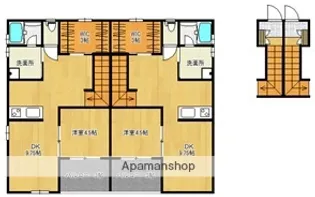 オリーブハウス【B201号室】の間取り