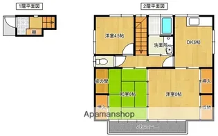 久保田アパート【2F号室】の間取り