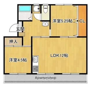 NOMAハイツ A【122号室】の間取り