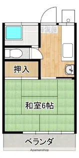 誠ハイツ【2階】の間取り