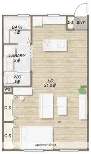 グランベアージュA棟【2階】の間取り