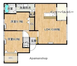 PLUMERIA(プルメリア)【1階】の間取り