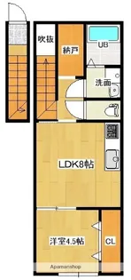 NICO AND HOUSE【205号室】の間取り