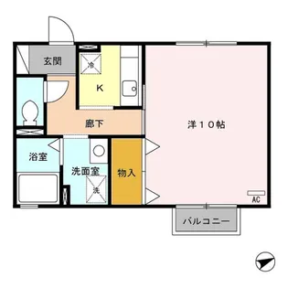 セジュール楽【2階】の間取り