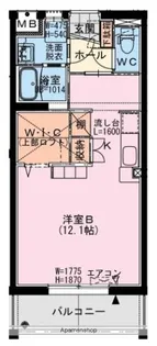 セブン・セブン都北【3階】の間取り