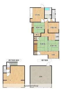 宮崎県都城市若葉町【一戸建】の間取り