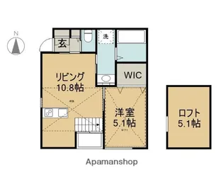 BETULLAB棟【2階】の間取り