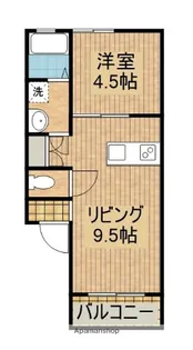 アルテブラン祇園【103号室】の間取り