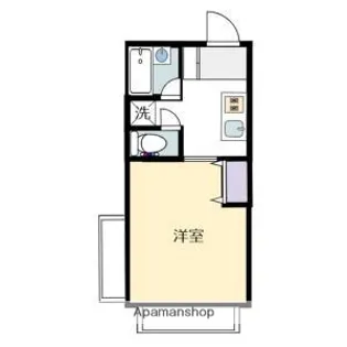 ロイヤルシティ鶴島【201号室】の間取り