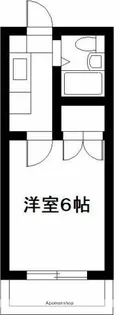 コーポ城南【1階】の間取り