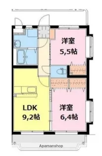 ファミリアODO【1階】の間取り