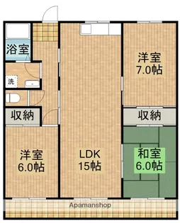 第2センチュリーハイツ【3階】の間取り