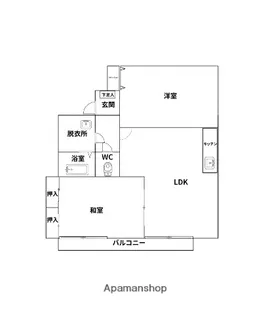 パークヒルイガワ【E101号室】の間取り