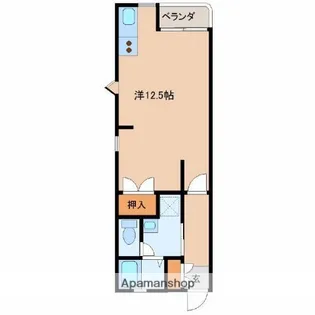 ファーストライフ大塚【205号室】の間取り