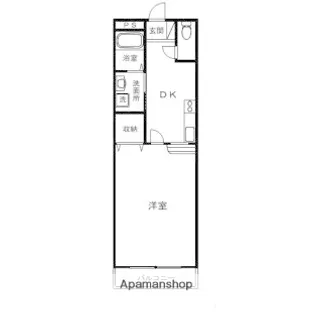 パルケ エスパーニャ【A101号室】の間取り
