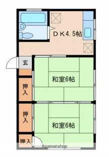 井上アパート【111号室】の間取り