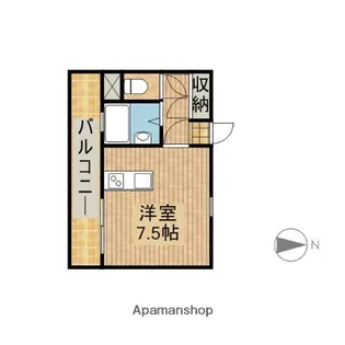エレガンスメゾン6【A505号室】の間取り