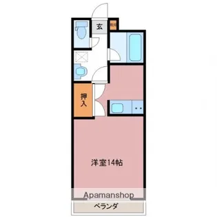 ジーピーⅡ番館【403号室】の間取り