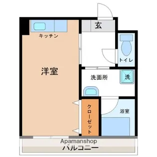 レジデンスパルコ【402号室】の間取り