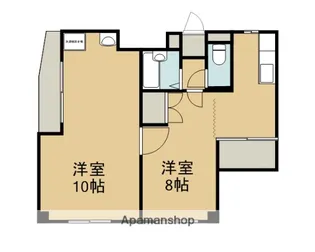 サンパーク谷川【302号室】の間取り