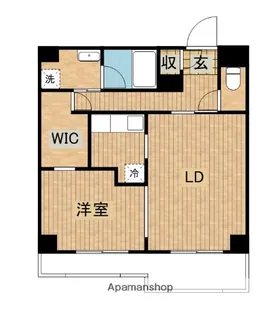 AINA公園通り【503号室】の間取り