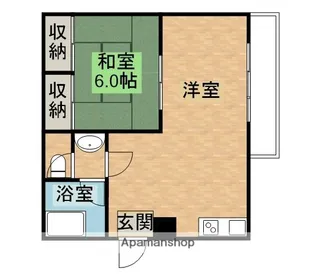 グラン宮崎【4階】の間取り